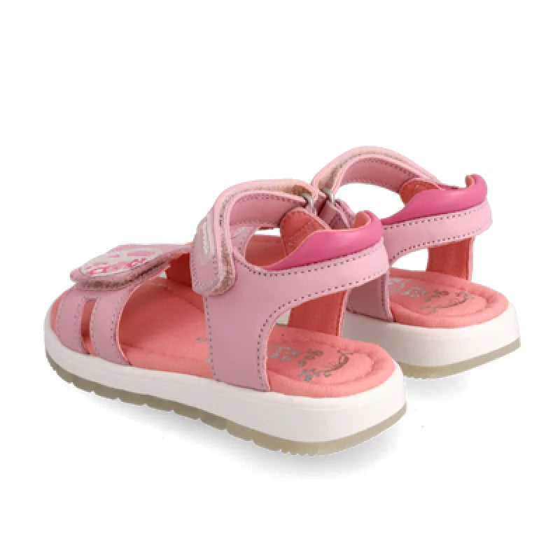 Garvalin Garvalin Παιδικά Πέδιλα Δερμάτινα Ανατομικά για Κορίτσια Φούξια Πέδιλο Κορίτσι / Sandals Girl 222402r-3