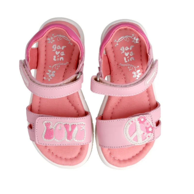 Garvalin Garvalin Παιδικά Πέδιλα Δερμάτινα Ανατομικά για Κορίτσια Φούξια Πέδιλο Κορίτσι / Sandals Girl 222402r-4