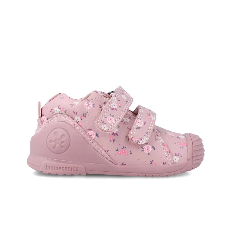 Bottines Enfant Biomecanics à Rayures Rose