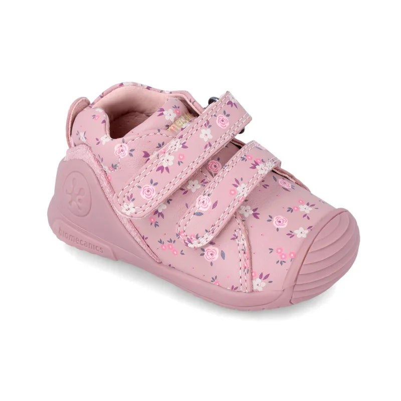 Bottines Enfant Biomecanics à Rayures Rose