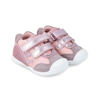 Biomecanics Children's Sneakers with Scratches Pink