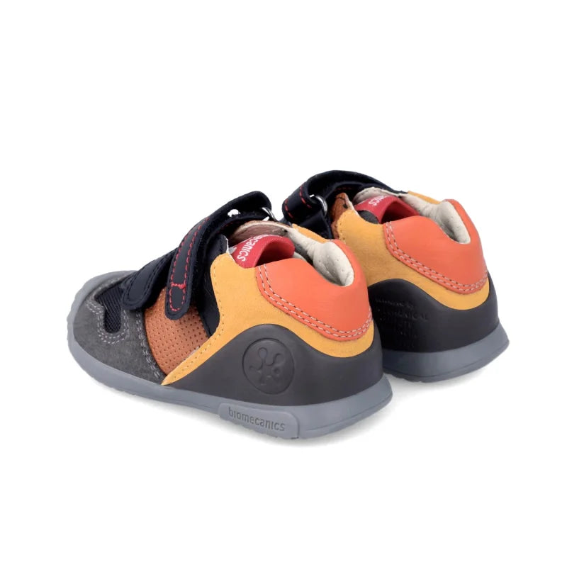 Biomecanics Biomecanics Παιδικά Sneakers High με Σκρατς Μαύρα Μποτάκι Αγόρι / Boots Boys 231124-A-03