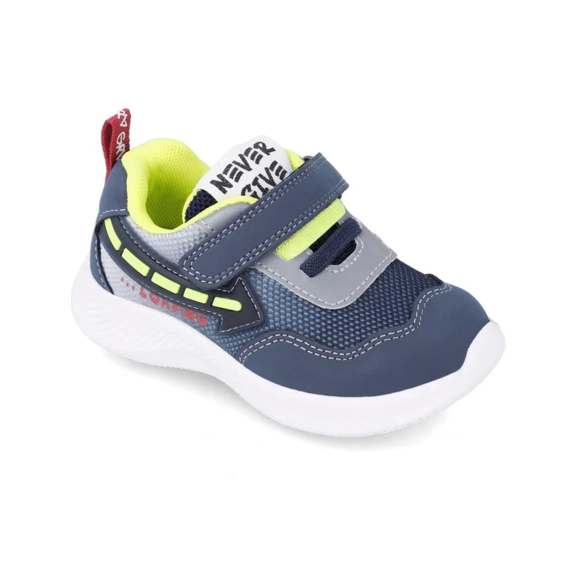 Garvalin Children's Anatomical Sneakers with Lights for Boys Blue