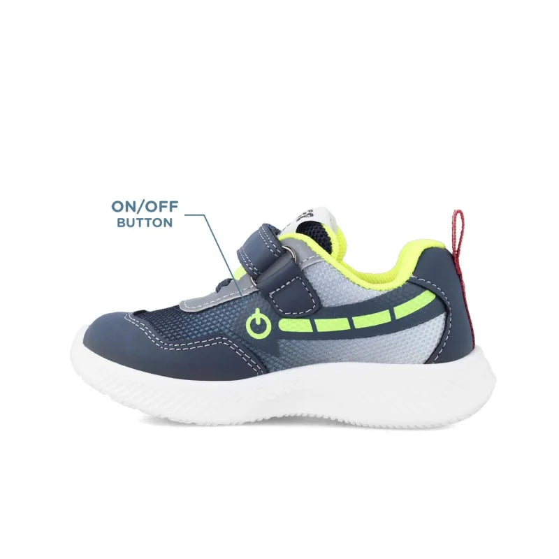 Garvalin Garvalin Παιδικά Sneakers με Φωτάκια Ανατομικά για Αγόρι Μπλε Παπούτσι Αγόρι Φωτάκια / Shoes with Lights Boy 231805-A-06