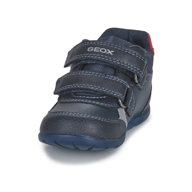 Geox Παιδικά Sneakers με Σκρατς Navy Μπλε