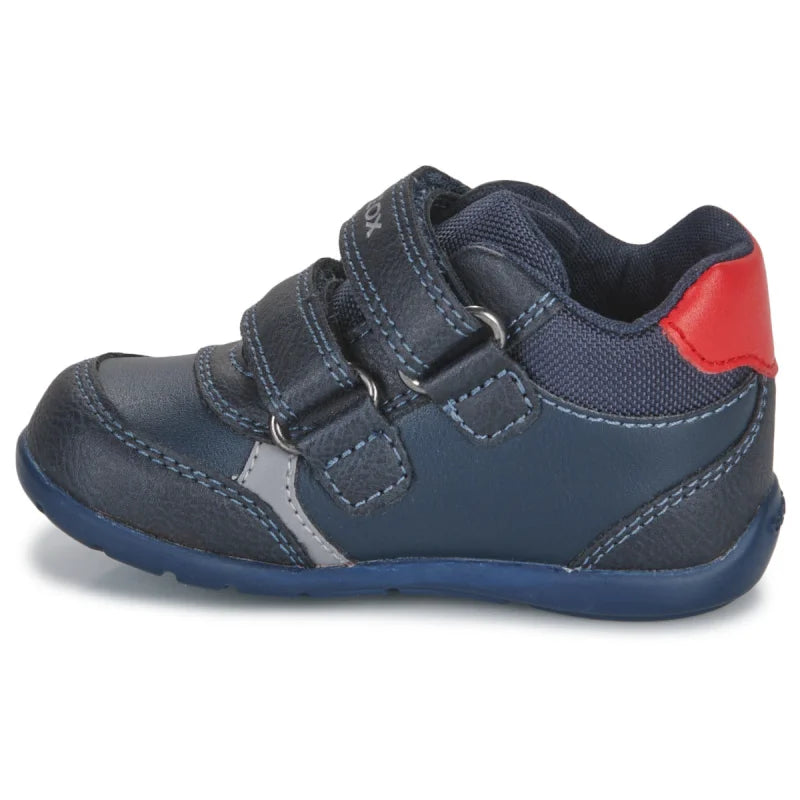 Geox Geox Παιδικά Sneakers με Σκρατς Navy Μπλε Μποτάκι Αγόρι / Boots Boys 25585279_1200_D
