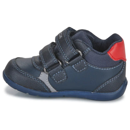 Geox Παιδικά Sneakers με Σκρατς Navy Μπλε