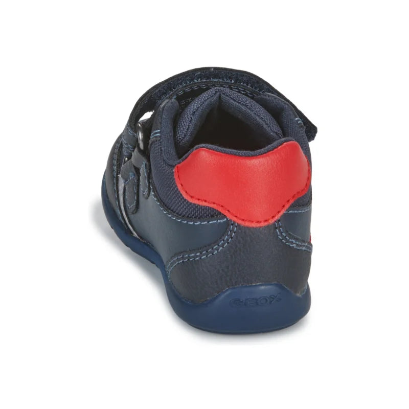 Geox Geox Παιδικά Sneakers με Σκρατς Navy Μπλε Μποτάκι Αγόρι / Boots Boys 25585279_1200_E