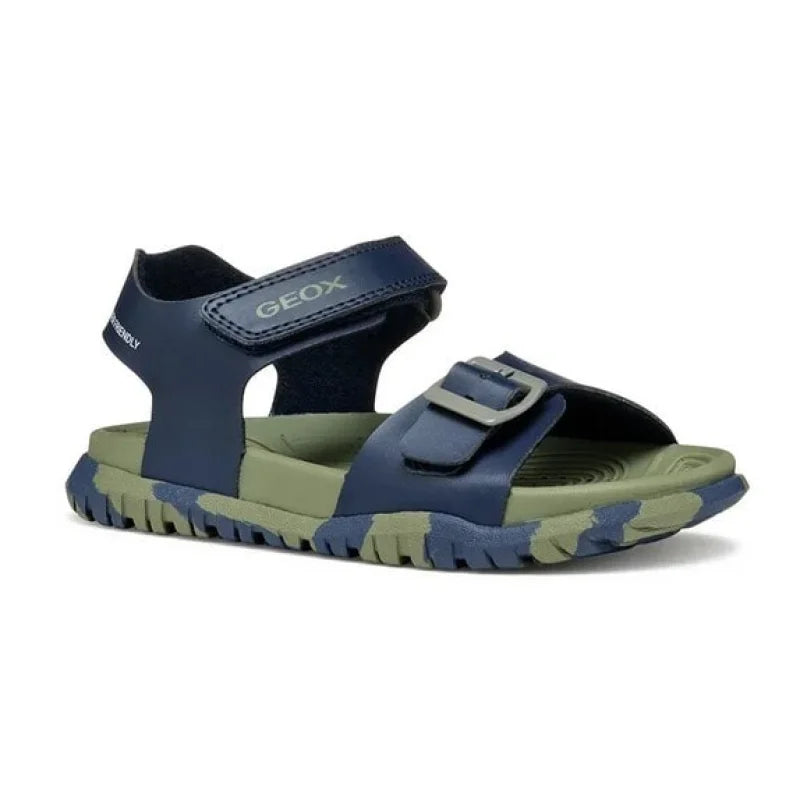 Geox Geox J35HMA 00054 CF4A3 Παιδικά Πέδιλα Borealis Navy/Military Πέδιλο Αγόρι / Sandals Boy 2_w95m-nd