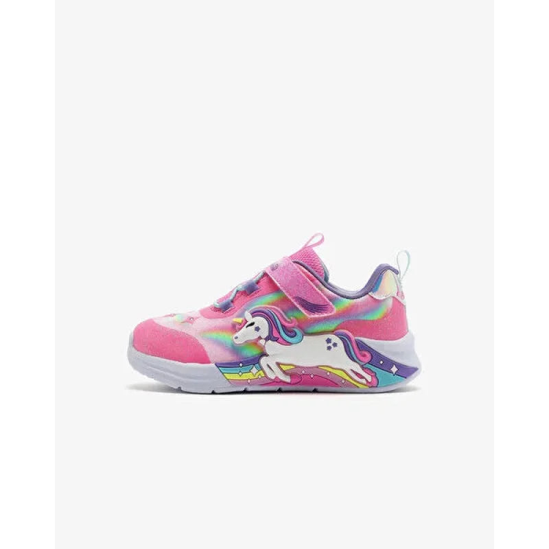 Skechers Skechers Παιδικά Sneakers Unicorn 302298N-PKMT με Φωτάκια Ροζ Παπούτσι Κορίτσι Φωτάκια / Shoes with Lights Girl 302298N-PKMT01