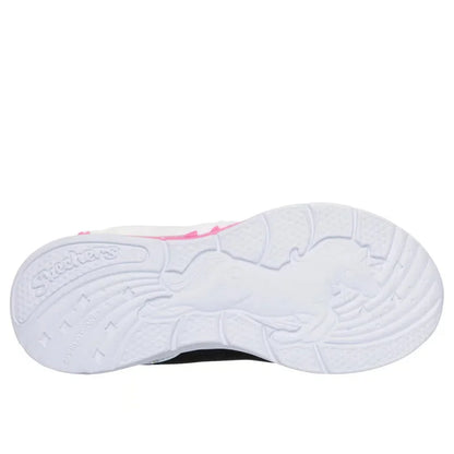 Skechers Skechers Jumpsters Παιδικά Sneakers Μαύρα Παπούτσι Κορίτσι Φωτάκια / Shoes with Lights Girl 303302_BKMT_OUTSOLE