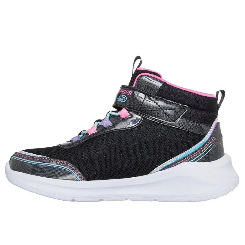 Skechers Skechers Jumpsters Παιδικά Sneakers Μαύρα Παπούτσι Κορίτσι Φωτάκια / Shoes with Lights Girl 303302_BKMT_PROFILE_05