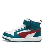Puma Puma Παιδικά Sneakers High Λευκά Πράσινα Sneaker Αγόρι / Sneaker Boys 393832-181-550x550