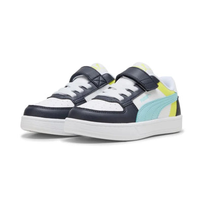 Puma Puma Caven 2.0 Block AC+ PS παιδικά sneakers Λευκό 394462-12 Sneaker Αγόρι / Sneaker Boys 394462_12