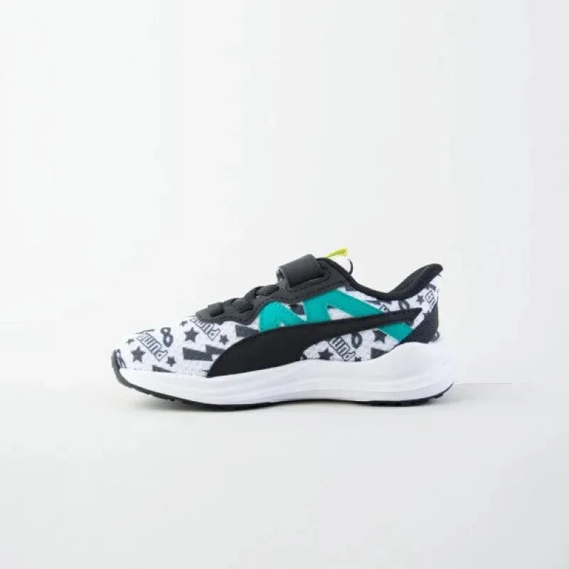 Puma Puma Αθλητικά Παιδικά Παπούτσια Running Reflect Lite Masked Hero AC Λευκά Αθλητικά Αγόρι /Sportshoes Boys 395652-01-b-600x600