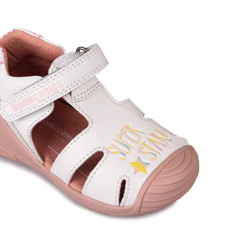 Biomecanics Biomecanics Παπουτσοπέδιλα Ανατομικά Λευκά Πέδιλο Κορίτσι / Sandals Girl 3cc324b5b4bb42d194bac79e30fb4f6b