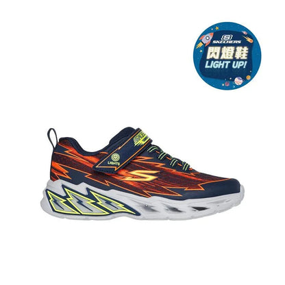 Skechers Skechers Παιδικά Sneakers Light Storm 2.0 με Σκρατς & Φωτάκια μπλε Παπούτσι Αγόρι Φωτάκια / Shoes with Lights Boy 400149L_NVOR_01