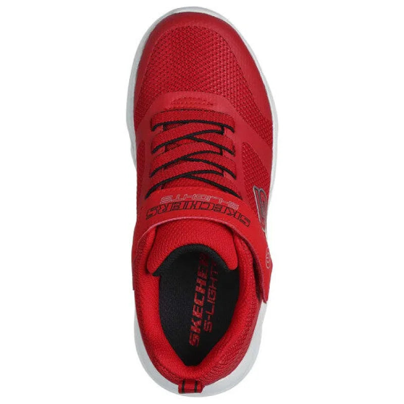 Skechers Skechers Αθλητικά Παιδικά Παπούτσια Running Meteor Κόκκινα Παπούτσι Αγόρι Φωτάκια / Shoes with Lights Boy 401675L____CL__IDX2_RDBK_-550x550