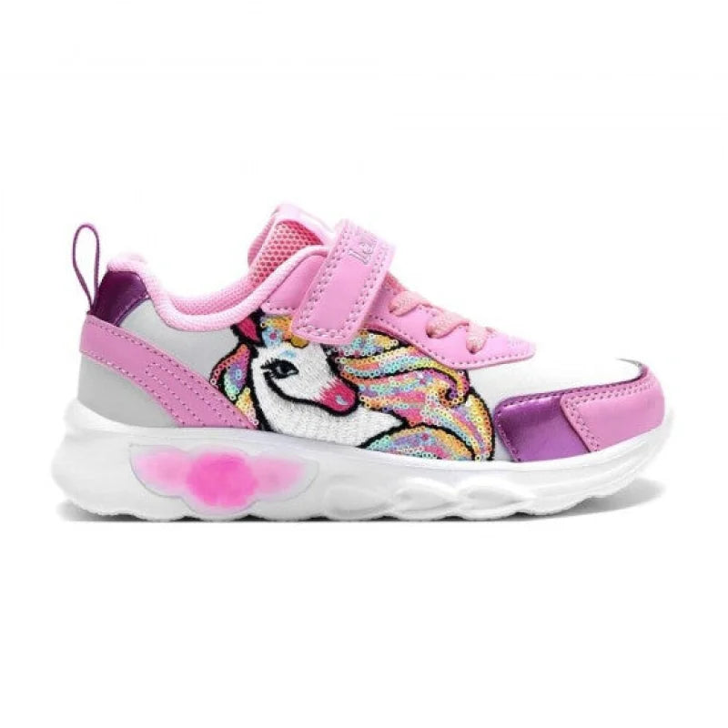 Lelli Kelly Children's Sneakers with Lights for Girls Pink LKAL4452-RO02