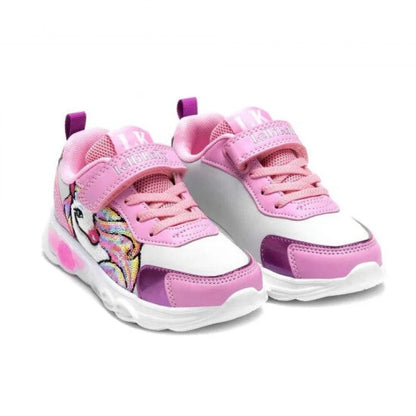 Lelli Kelly Children's Sneakers with Lights for Girls Pink LKAL4452-RO02