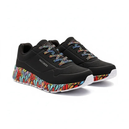 Skechers Skechers Street Uno Lite SUBTLE LOVE Sneakers για κορίτσια 314088L BKMT μαύρα Sneaker Κορίτσι / Sneaker Girl 45-2_ae3cd293-4af4-4605-81ad-3b0546cbd227