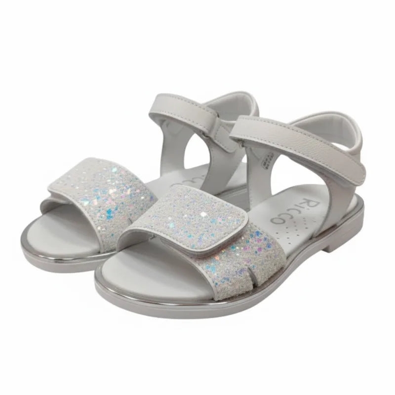Ricco Ricco Παιδικά Δερμάτινα Πέδιλα Χειροποίητα Ανατομικά για Κορίτσια Λευκά Πέδιλο Κορίτσι / Sandals Girl 45_1ff6888a-a6f3-40c9-9dae-7d034ad14e96