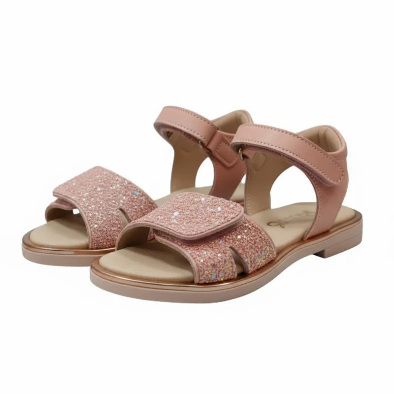 Ricco Ricco Παιδικά Ελληνικά Δερμάτινα Πέδιλα Χειροποίητα Ανατομικά για Κορίτσια Ροζ Πέδιλο Κορίτσι / Sandals Girl 45_613a6012-777b-4b27-afa1-6c531aa4fe55