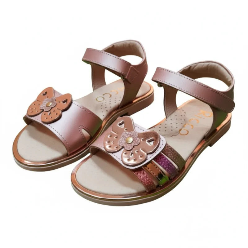 Ricco Παιδικά Ελληνικά Δερμάτινα Πέδιλα Χειροποίητα Ανατομικά για Κορίτσια Ricco Χαλκος Πέδιλο Κορίτσι / Sandals Girl 45_87ca64d1-571a-471e-819a-a2e399017068
