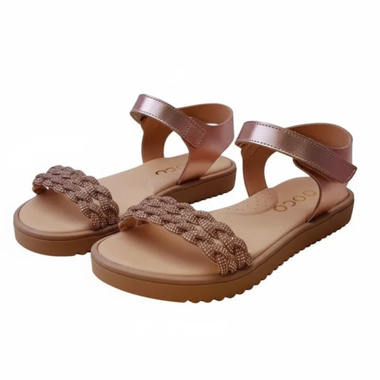 Ricco Ricco Παιδικά Ελληνικά Δερμάτινα Πέδιλα Χειροποίητα Ανατομικά για Κορίτσια Χαλκος Πέδιλο Κορίτσι / Sandals Girl 45_ad16d52e-747a-433e-8c2d-82215f4b404d