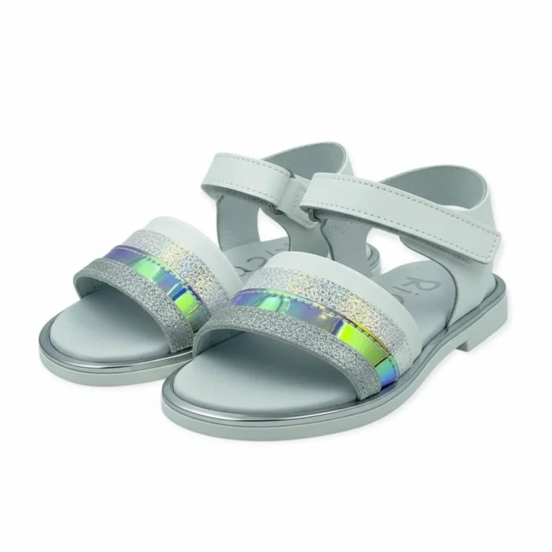 Ricco Ricco Παιδικά Ελληνικά Δερμάτινα Πέδιλα Χειροποίητα Ανατομικά για Κορίτσια Λευκά Πέδιλο Κορίτσι / Sandals Girl 45_c2b9ef5b-44db-47ec-8c2d-46ba474befab