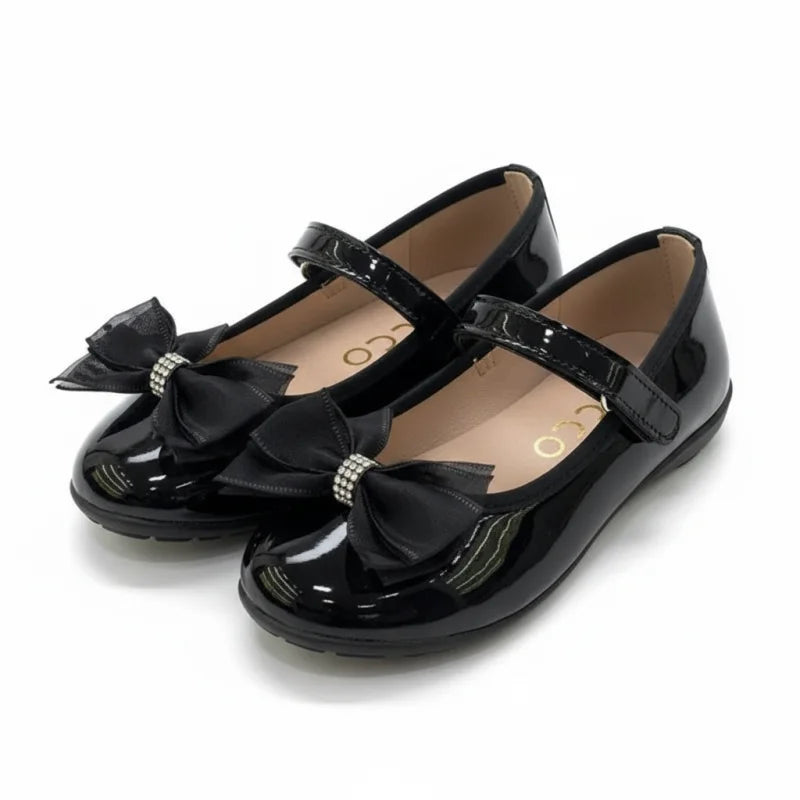 Ricco Ricco Παιδικές Δερμάτινες Μπαλαρίνες Χειροποίητες Ανατομικές για Κορίτσια Μαύρη Μπαρέτα/ Ballerina / Flat Shoes Girl 45_c46829ad-b1ee-4312-9792-9f7d8bc10e01