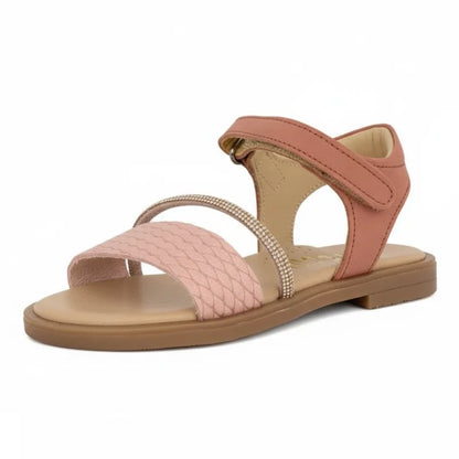 Ricco Ricco Παιδικά Ελληνικά Δερμάτινα Πέδιλα Χειροποίητα Ανατομικά για Κορίτσια Ροζ Πέδιλο Κορίτσι / Sandals Girl 45_cefadf02-6e0e-4845-aa78-78bf08cec986
