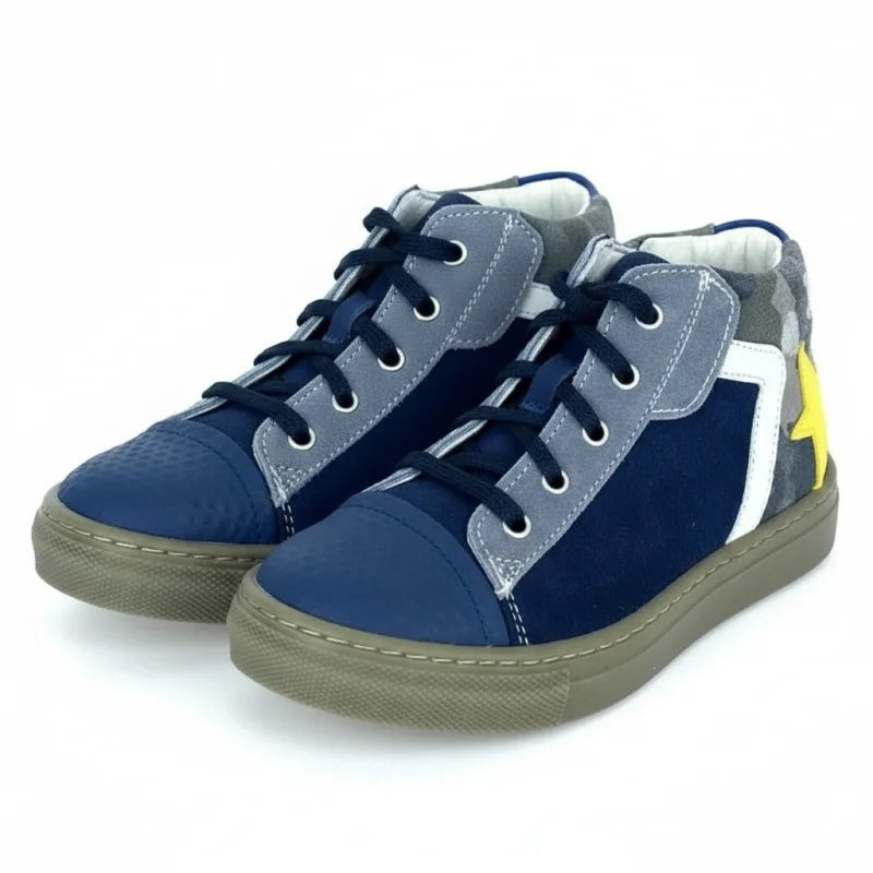 Hoops Hoops Δερμάτινα Χειροποιήτα Ανατομικά Μποτάκια για Αγόρι Μπλε Μποτάκι Αγόρι / Boots Boys 45_d32b0463-9d9a-49ee-a1cf-8be0470dbc80