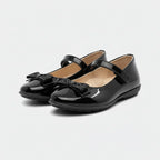 Ricco Ricco Παιδικές Ελληνικές Δερμάτινες Μπαλαρίνες Χειροποίητες Ανατομικές για Κορίτσια Μαύρη Μπαρέτα/ Ballerina / Flat Shoes Girl 45_ea228e09-fd97-4b07-a848-073eba39b128