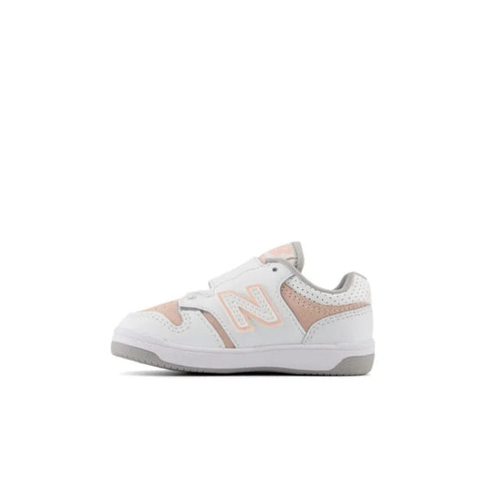 New Balance New Balance παιδικά sneaker για κορίτσια με αυτοκόλλητο Λευκό Ροζ Sneaker Κορίτσι / Sneaker Girl 480-normal_1_4184ec18-69df-441d-9457-09fae9e4338b