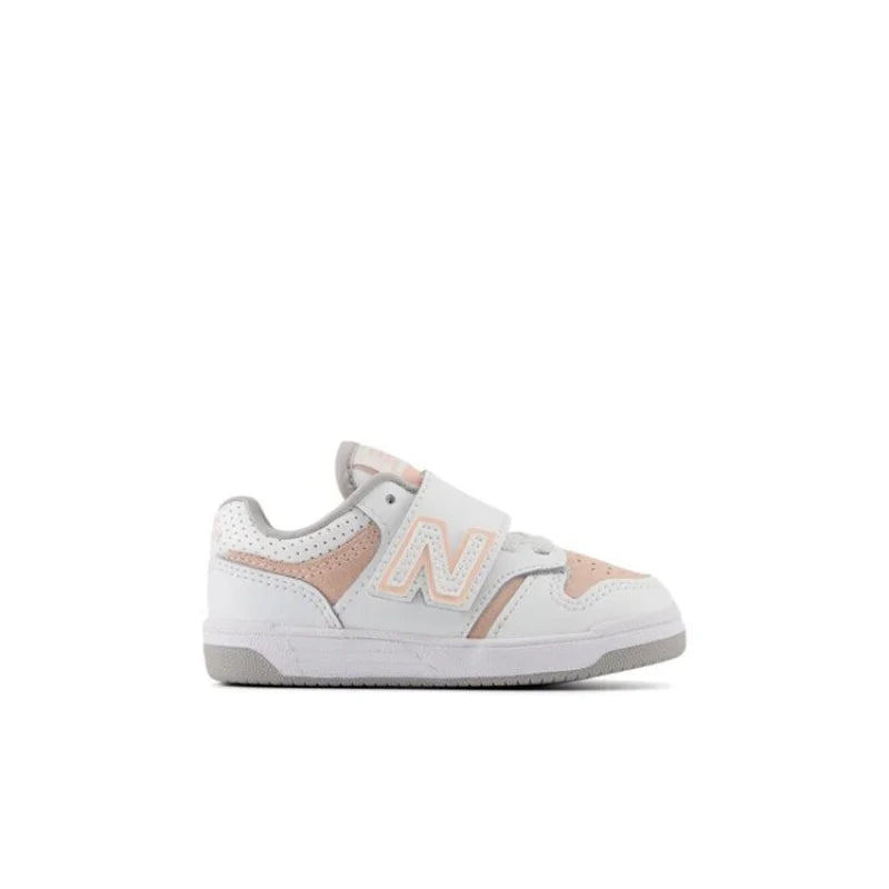 New Balance New Balance παιδικά sneaker για κορίτσια με αυτοκόλλητο Λευκό Ροζ Sneaker Κορίτσι / Sneaker Girl 480-normal_d4ff4cf0-b537-476e-b35b-eae11386ddc6
