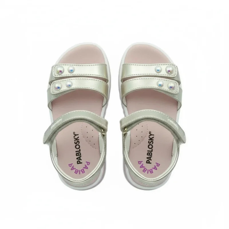 Pablosky Pablosky Παιδικά Δερμάτινα Ανατομικά Πέδιλα για Κορίτσια Σαμπάνιας Πέδιλο Κορίτσι / Sandals Girl 9022a705161ff42b7879d88f1fd6d0e8_adb4ebca-652c-4060-be86-d6c33b51a900