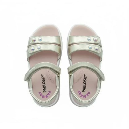 Pablosky Pablosky Παιδικά Δερμάτινα Ανατομικά Πέδιλα για Κορίτσια Σαμπάνιας Πέδιλο Κορίτσι / Sandals Girl 9022a705161ff42b7879d88f1fd6d0e8_adb4ebca-652c-4060-be86-d6c33b51a900