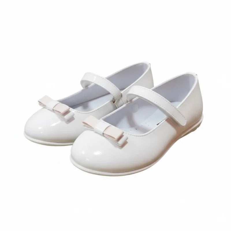 Ricco Ricco Παιδικές Ελληνικές Δερμάτινές Μπαλαρίνες Χειροποίητες Ανατομικές για Κορίτσια Λευκή Μπαρέτα/ Ballerina / Flat Shoes Girl 9022a705161ff42b7879d88f1fd6d0e8_bac8ad12-7eb3-4553-bbe8-b76eb877fd10