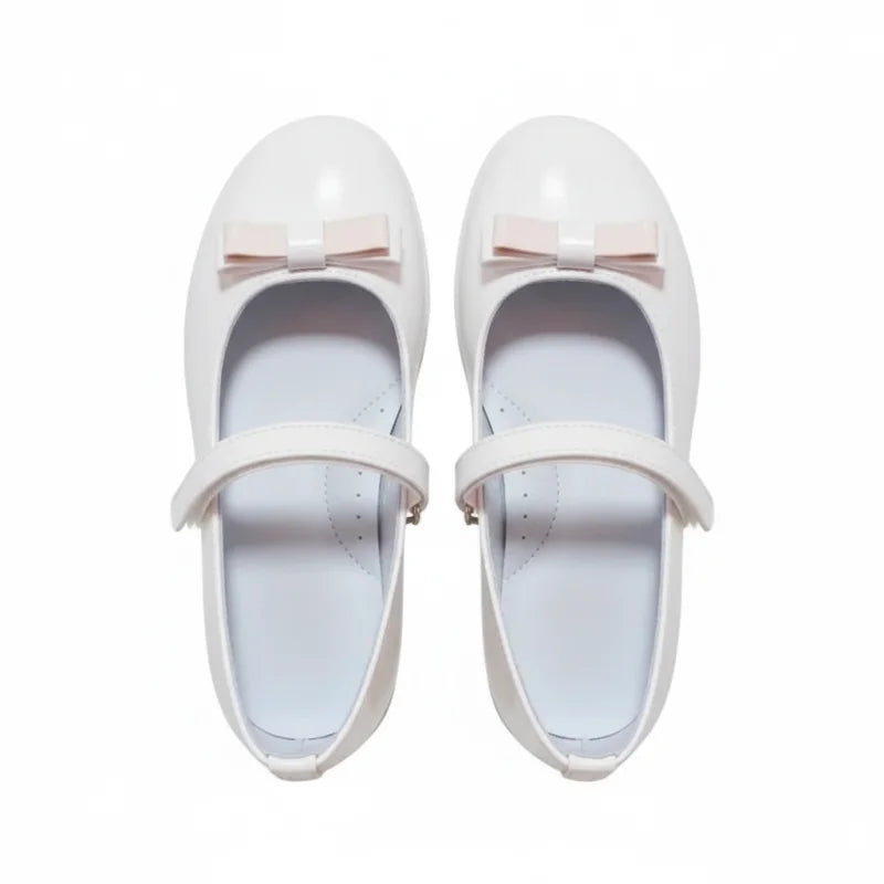 Ricco Ricco Παιδικές Ελληνικές Δερμάτινές Μπαλαρίνες Χειροποίητες Ανατομικές για Κορίτσια Λευκή Μπαρέτα/ Ballerina / Flat Shoes Girl 9022a705161ff42b7879d88f1fd6d0e8_c673de7d-7006-4b76-858c-0a9797ca8049