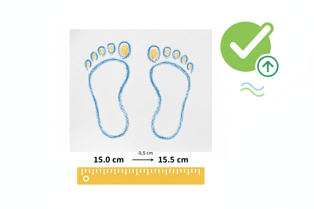 Φυσιολογική διαφορά μεγέθους ποδιών