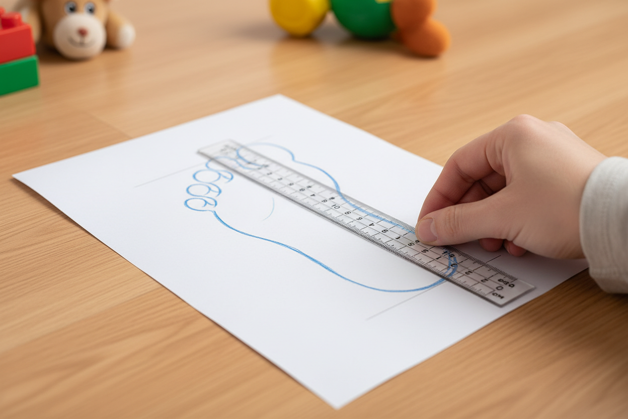 Μέτρηση παιδικού ποδιού