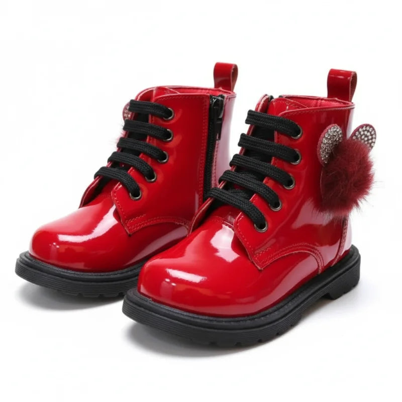 Ricco Ricco Mondo Ανατομικά Δερμάτινα Παιδικά Αρβυλάκια με Φερμουάρ Κόκκινα Μποτάκι Κορίτσι / Boots Girl 9022a705161ff42b7879d88f1fd6d0e8_e982654b-6761-4e77-ace6-f1c97ddfc3db