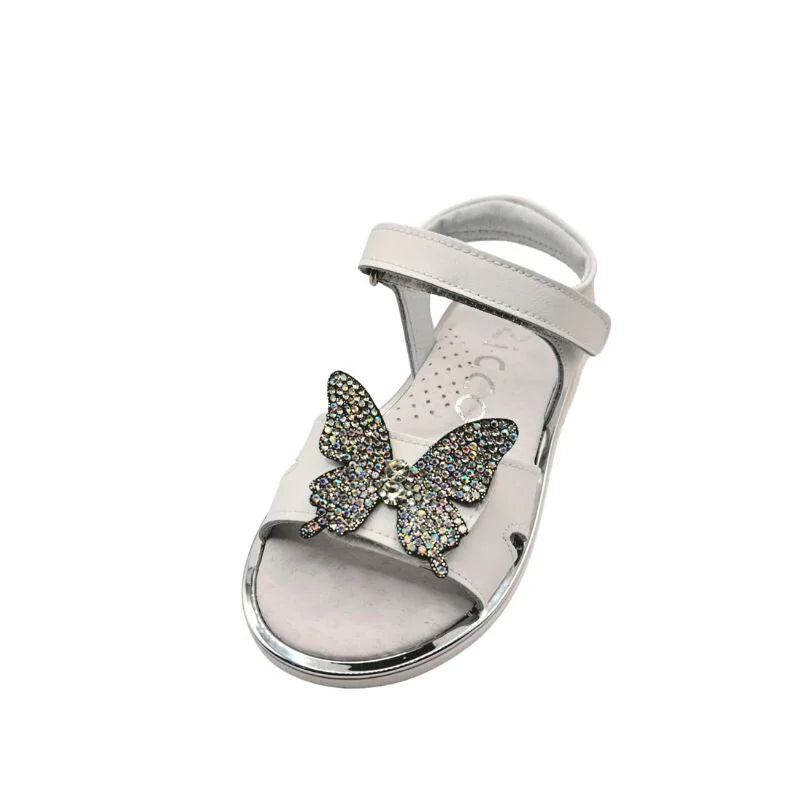 Ricco Ricco ελληνικά παιδικά ανατομικά πέδιλα για κορίτσια λευκό Πέδιλο Κορίτσι / Sandals Girl 987420-1