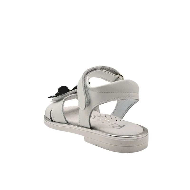 Ricco Greek children's anatomical sandals for girls white