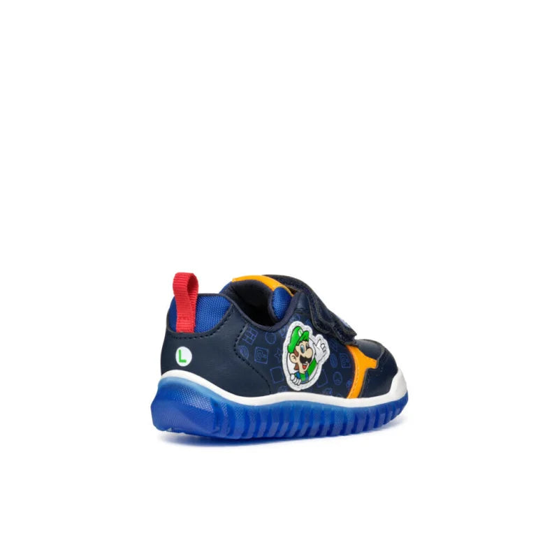 Geox Geox Lightyloo Παιδικά Sneakers B465ZC 000BC C4226 Navy Μπλε Παπούτσι Αγόρι Φωτάκια / Shoes with Lights Boy B465ZC000BCC4226_40-1024x683