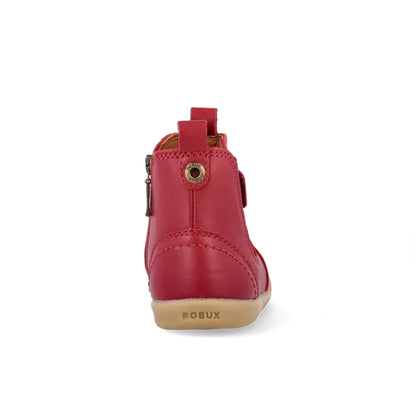 Bobux Bottes en cuir pour enfants avec fermeture éclair Cranberry 630864