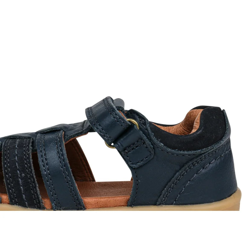 Bobux Bobux BQ10038DBYLE Παιδικά Δερμάτινα Πέδιλα Step Up - Navy Μπλε Πέδιλο Αγόρι / Sandals Boy BB_BQ10038DBYLE_4