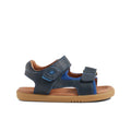 Bobux Bobux BQ10454DBYLE Παιδικά Δερμάτινα Πέδιλα I-Walk - Navy/Blue Πέδιλο Αγόρι / Sandals Boy BB_BQ10454DBYLE_1