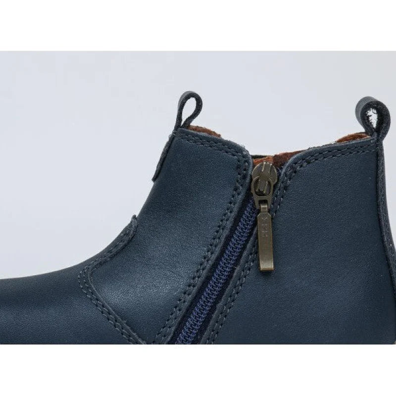 Bobux Bobux Δερμάτινα Παιδικά Μποτάκια με Φερμουάρ μπλε Μποτάκι Αγόρι / Boots Boys BOBUXNavyJodhpur_4_sja2-t6
